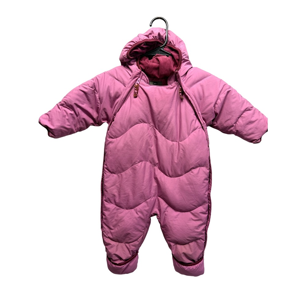 REI Infant Pink Goose Down Insulated Bunting Snowsuit 18 Months